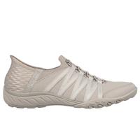 Skechers Women's Hands Free Slip-ins RF: Breathe-Easy Slip-On Shoes in Taupe, Size 3 | Textile/Synthetic, Vegan, Machine Washable