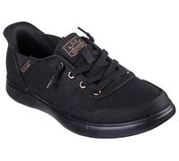 Skechers Women's Hands Free Slip-Ins Skip Cute - B Cute Sweet Sneaker, Black/Black, 3 UK Wide