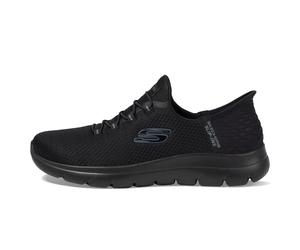 SKECHERS Women's Hands Free Slip-Ins Summits Girls Night Sneaker Blac