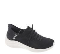 Skechers Women's Hands Free Slip-ins Ultra Flex 3.0-Brilliant Path Sneaker, Black and White, 4 UK