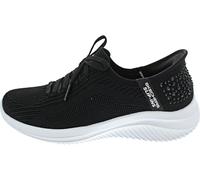 Skechers Women's Hands Free Slip-ins Ultra Flex 3.0 Shining Glitz Sneaker, Black, 7