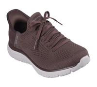Skechers Women's Hands Free Slip-ins Virtue-Divinty Sneaker, Chocolate=Choc, 7.5