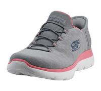 Skechers Women's Hands Free Summits Dazzling Haze, Grey/Pink, 7.5 M US
