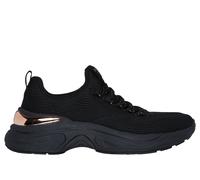 Skechers Women's Hazel - Pretty Knitty Sneaker in Black, Size 7 | Textile