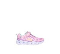 Skechers Unisex Kids Girls Trainers, Light Pink Sparkle Mesh Multi Trim, 2 UK