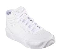 Skechers Womens High Top Trainers White Memory Foam Ladies Ankle Boots 185094