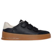 Skechers Women's Hiland - Perfect Trio Sneaker in Black/Natural, Size 5 | Synthetic/Leather/Metal, Vegan