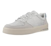 Skechers Women's Hiland Shimmering Splendid Sneaker, Gray Duraleather/Trim, 4.5 UK
