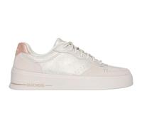 Skechers Women's Hiland Shimmering Splendid Sneaker - Natural Duralreather/Trim - UK 3