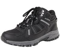 Skechers Women's Hillcrest Bound Peak, Black Synthetic/Textile/Charcoal Trim, 6 UK