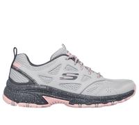 Skechers Women's Hillcrest - Pure Escapade Sneaker in Gray/Pink, Size 3.5 | Leather/Textile/Synthetic