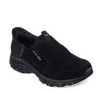 Skechers Women's Hillcrest Sunapee, Black Suede/Lycra/Trim, 3.5 UK
