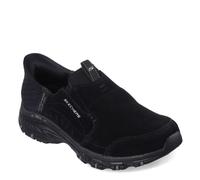 Skechers Women's Hillcrest Sunapee Black Suede Lycra Trim 9