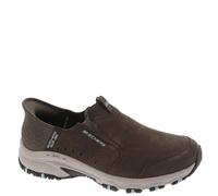 Skechers Women's Hillcrest-Sunapee Hands Free Slip-ins Sneaker, Dark/Taupe, 10