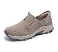 Skechers Women's Hillcrest Sunapee, Taupe Suede/Lycra/Light Pink Trim, 5 UK