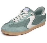 Skechers Women's Hotshot Trainers, Sage Mesh Leather Off White Trim, 5 UK