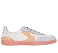 Skechers Women's Hotshot - For The Win Sneaker in Natural, Size 2 | Leather/Synthetic