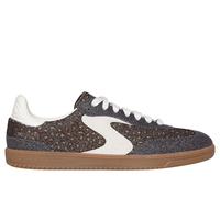 Skechers Women's Hotshot - Leopard Magic Sneaker in Brown, Size 5.5 | Synthetic/Textile/Leather