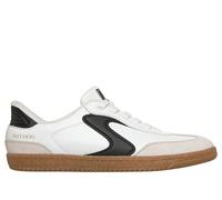 Skechers Women's Hotshot Perfect Choice Slip-in Trainers, White Duraleather Black Leather^ Trim, 4 UK