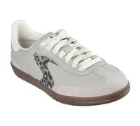 Skechers Women's Sneaker Hotshot Shimmering Spots - Taupe Duraleather/Leather Trim - UK 6.5