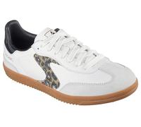 Skechers Women's Hotshot Shimmering SpotsSneaker, White Onyx, 4.5 UK