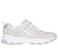 Skechers Women's I-Conik Sneaker in Taupe, Size 5.5 | Leather/Synthetic/Textile