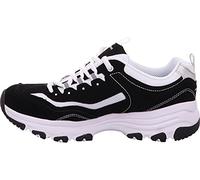 Skechers Womens Icon Dlite Ladies Trainers Runners Black/White 5 UK (38 EU)