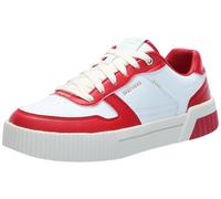 Skechers Women's Jade-Best in Class Sneaker, White/Red, 8