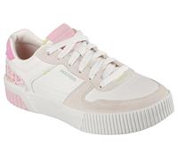 Skechers Women's Jade-Dainty Florals Sneaker, Natural Multi-Coloured, 8 UK