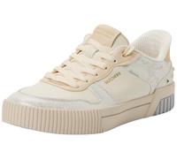 Skechers Women's Jade Studded Glow Trainer, Off-White, 7 UK
