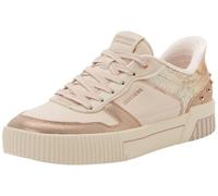Skechers Women's Jade Studded Glow Trainer, Taupe, 6.5 UK