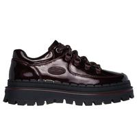 Skechers Women's Jammers - Cool Block Sneaker in Burgundy, Size 4 | Synthetic/Metal