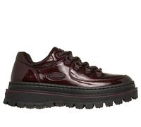 Skechers Women's Jammers - Cool Block Sneaker in Burgundy, Size 5 | Synthetic/Metal