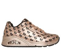 Skechers Women's Jason Naylor: UNO - Live Life Colourfully Wedge in Rosegold, Size 5.5 | Synthetic/Textile