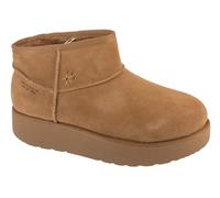 Skechers Women's KEEP COZY Boot, Chestnut Suede/Faux Fur, 6.5 UK