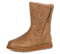 Skechers Women's Keepsakes 2.0 Morning Walks Boots, Chestnut Microleather/Faux Fur, 3 UK