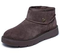 Skechers Women's Keepsakes Cosy Mini Hands Free Slip-ins Snow Boots, Chocolate, 36.5 EU