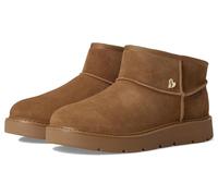 Skechers Women's Keepsakes Cozy Cozy Mini Trainers, Chestnut Suede Wool, 3 UK