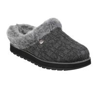 Skechers Keepsakes Ice Angel Womens Slippers Shoes in Charcoal - 3 UK