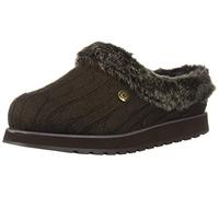 Skechers Womens Ice Angel Slippers - Brown - Size UK 6