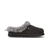 Skechers Womens Keepsakes Ice Angel Slippers In Charcoal - Grey Textile - Size UK 8