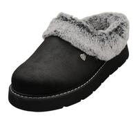 Skechers Women's Slippers Keepsakes LITE Cozy Blend Black UK 7