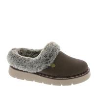 Skechers Women's Keepsakes Lite-Cozy Blend Slipper, Chocolate, 6.5
