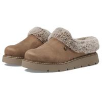 Skechers Women's Keepsakes LITE Cozy Blend Slipper, Taupe, 4.5 UK