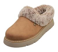 Skechers Women's Keepsakes Lite Cozy Blend Slippers, Chestnut Textile, 5.5 UK