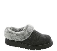 Skechers Women's Keepsakes Lite-Warm Greetings Slipper, Charcoal, 6