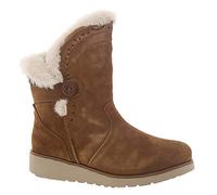 Skechers Women's Keepsakes Wedge Cozy Peak Mid Calf Boot, Tan , 4 UK medium