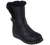 Skechers Women's Keepsakes Wedge Snow KISS Boot, Black, 8 UK