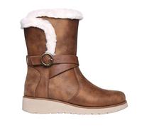 Skechers Women's Keepsakes Wedge Snow KISS Boot, Brown, 4.5 UK