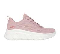 Skechers Women's BOBS Sport B Flex Hi - Flying HI Sneaker in Blush Pink, Size 4 | Textile/Synthetic, Vegan, Machine Washable